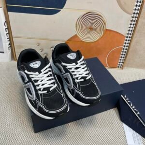 Dior Black & White Panelled Sneakers
