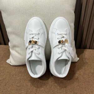 Hermès Unisex White Low-Top Sneakers