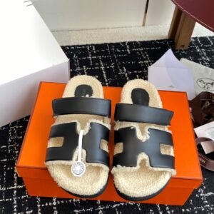 Hermès Men's Shearling Shoes