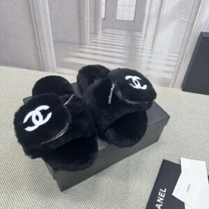 Chanel Unisex Shearling Shoes