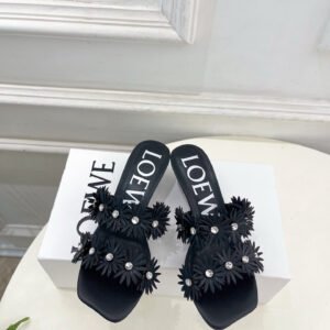 Loewe Unisex Leather-Sole Shoes
