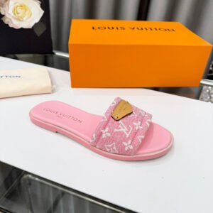 Louis Vuitton Unisex Leather-Sole Shoes