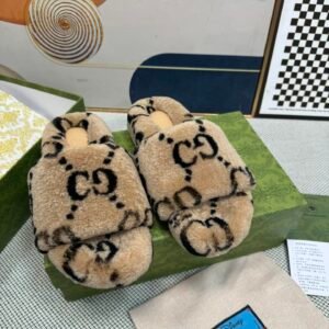 Gucci Unisex Shearling Shoes