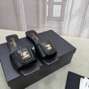 Chanel Unisex Slides