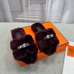 Hermès Unisex Slides