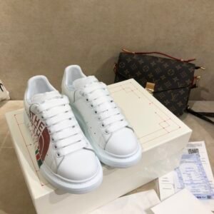 Alexander McQueen Unisex White Low-Top Sneakers