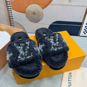 Louis Vuitton Unisex Shearling Shoes