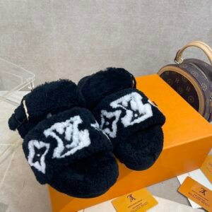 Louis Vuitton Unisex Shearling Shoes