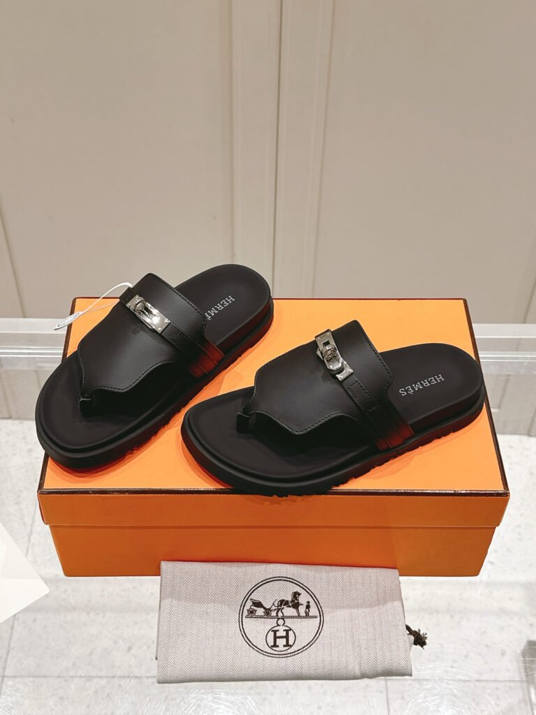 Hermès Unisex Slides detail 1