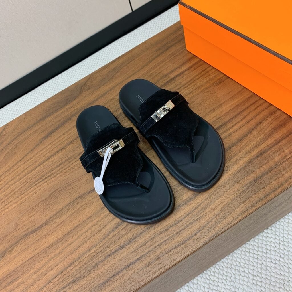 Hermès Unisex Slides detail 1