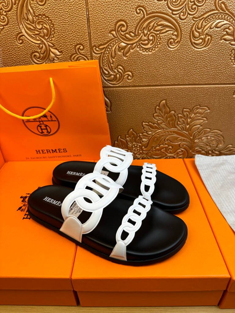 Hermès Unisex Slides detail 1
