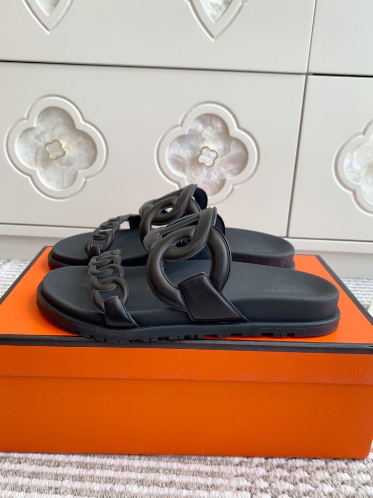 Hermès Unisex Slides detail 1