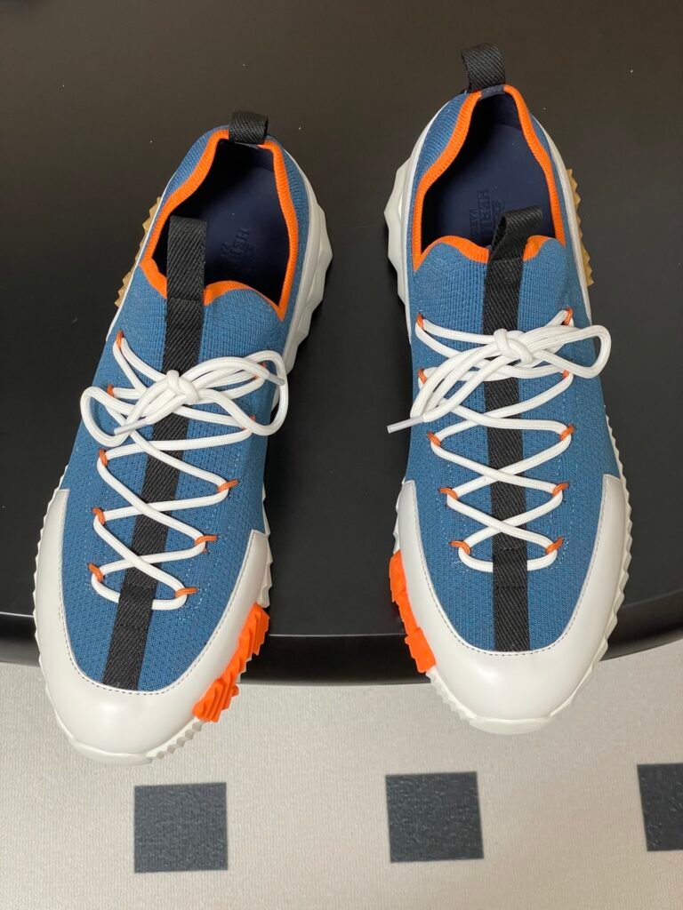 Hermès Unisex White Low-Top Sneakers detail 1