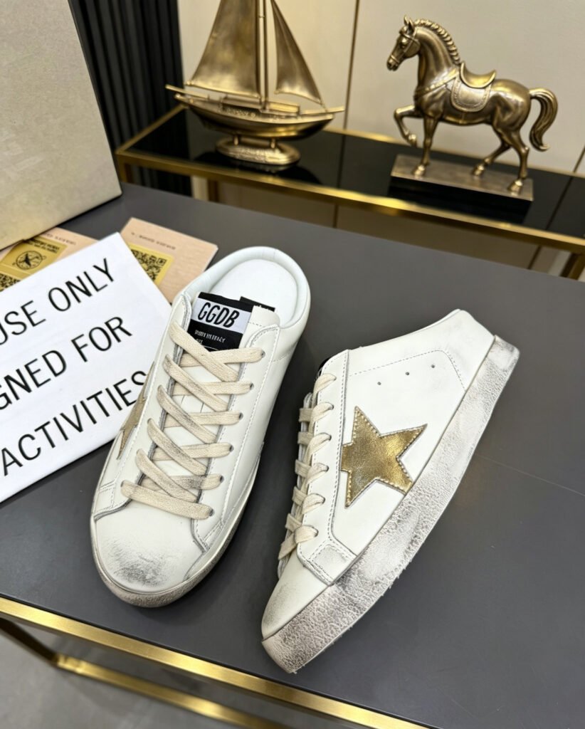 Golden Goose Unisex Distressed Sneakers detail image 1