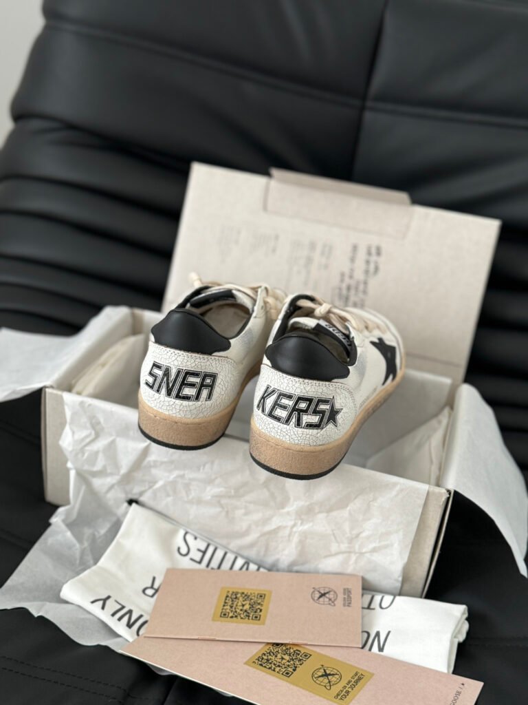 Golden Goose Unisex Distressed Sneakers detail 1