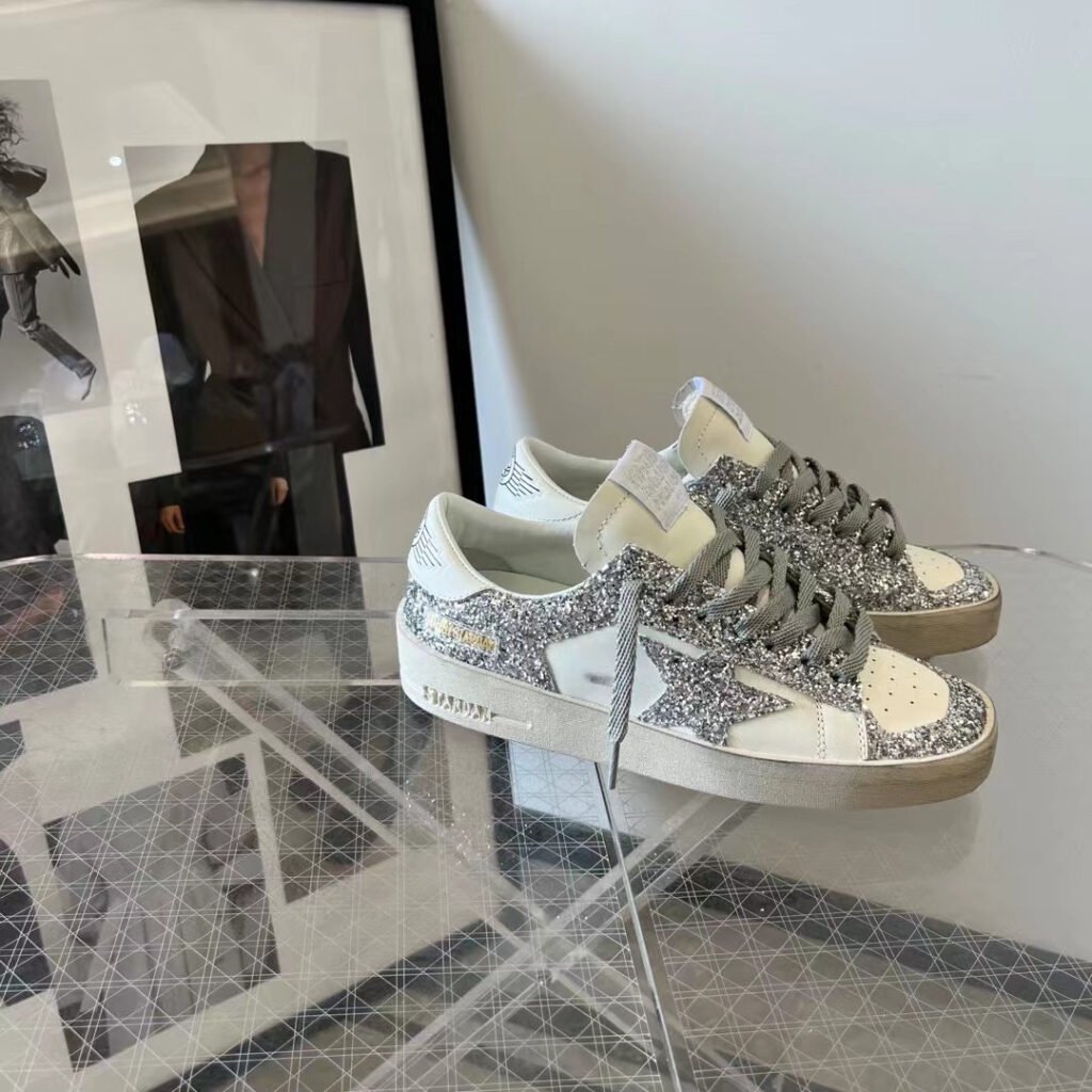Golden Goose Unisex Distressed Sneakers detail 1