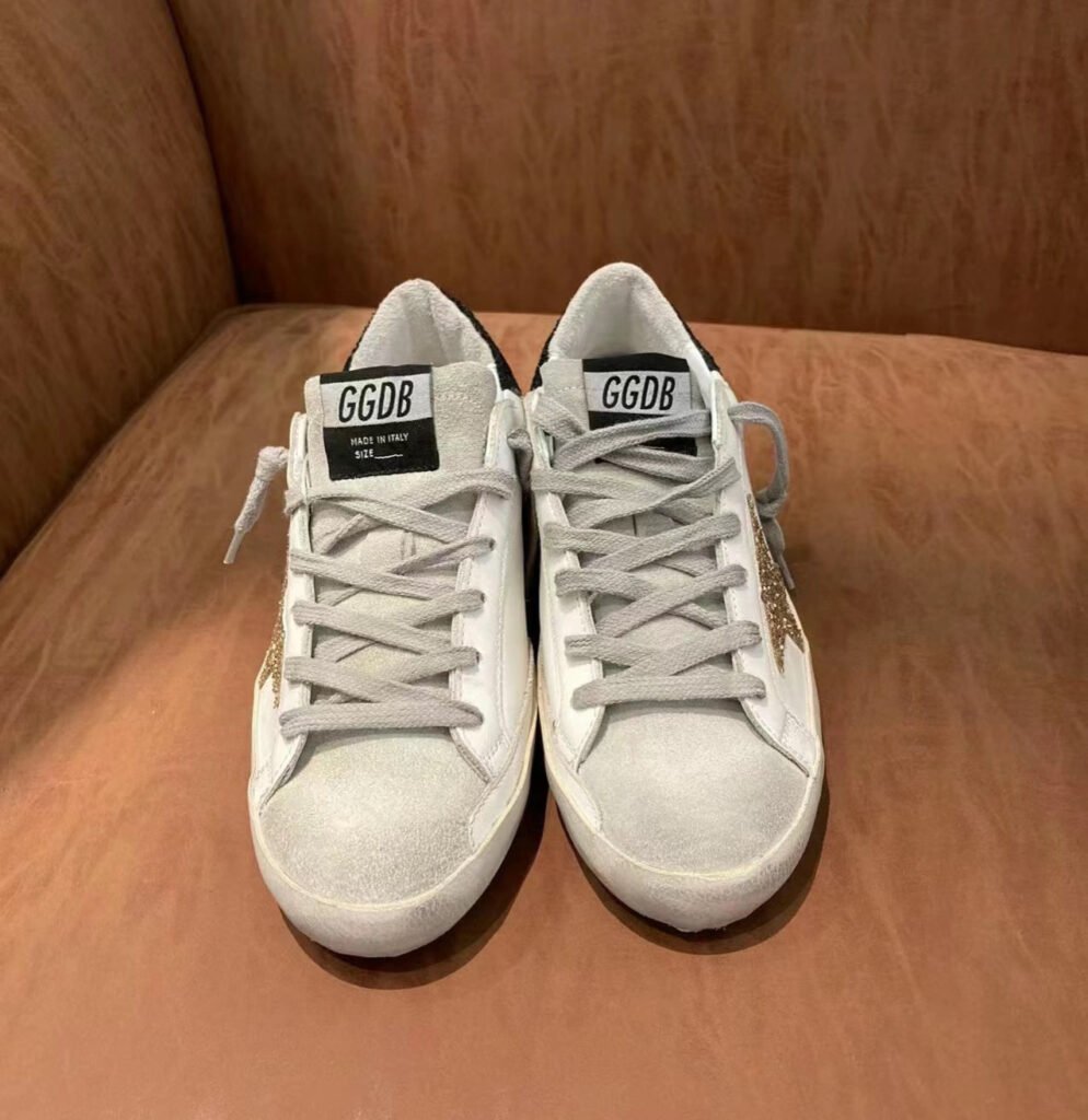 Golden Goose Unisex Distressed Sneakers detail 1