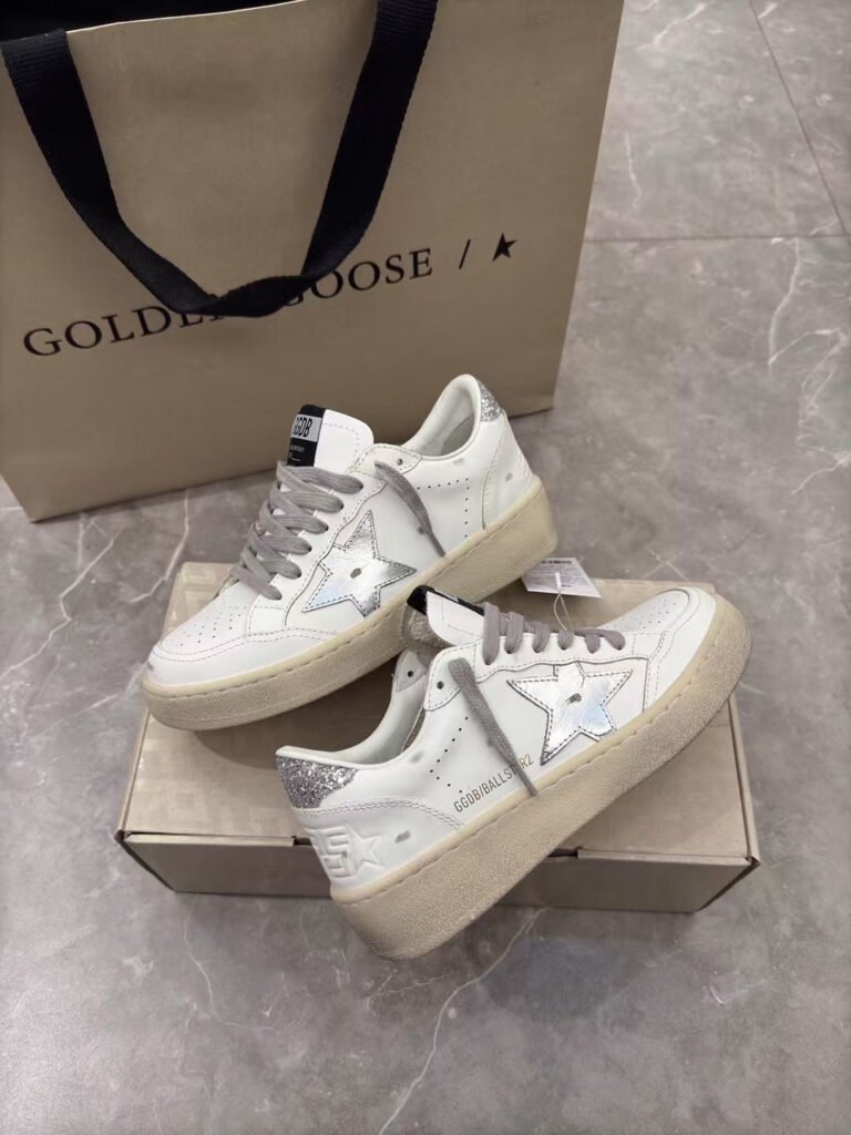 Golden Goose Unisex Distressed Sneakers detail 1