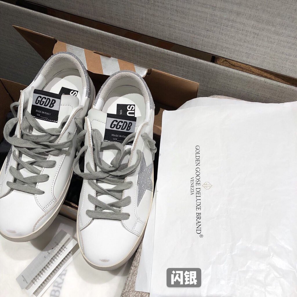 Golden Goose Unisex Distressed Sneakers detail image 1