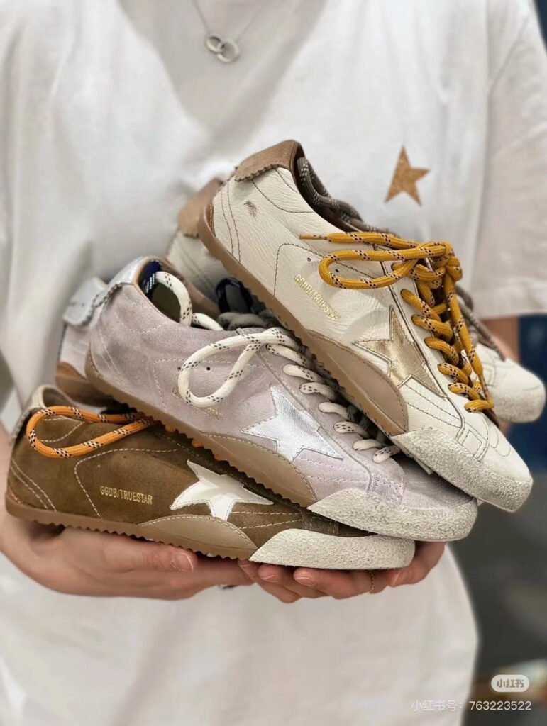 Golden Goose Unisex Distressed Sneakers detail image 1