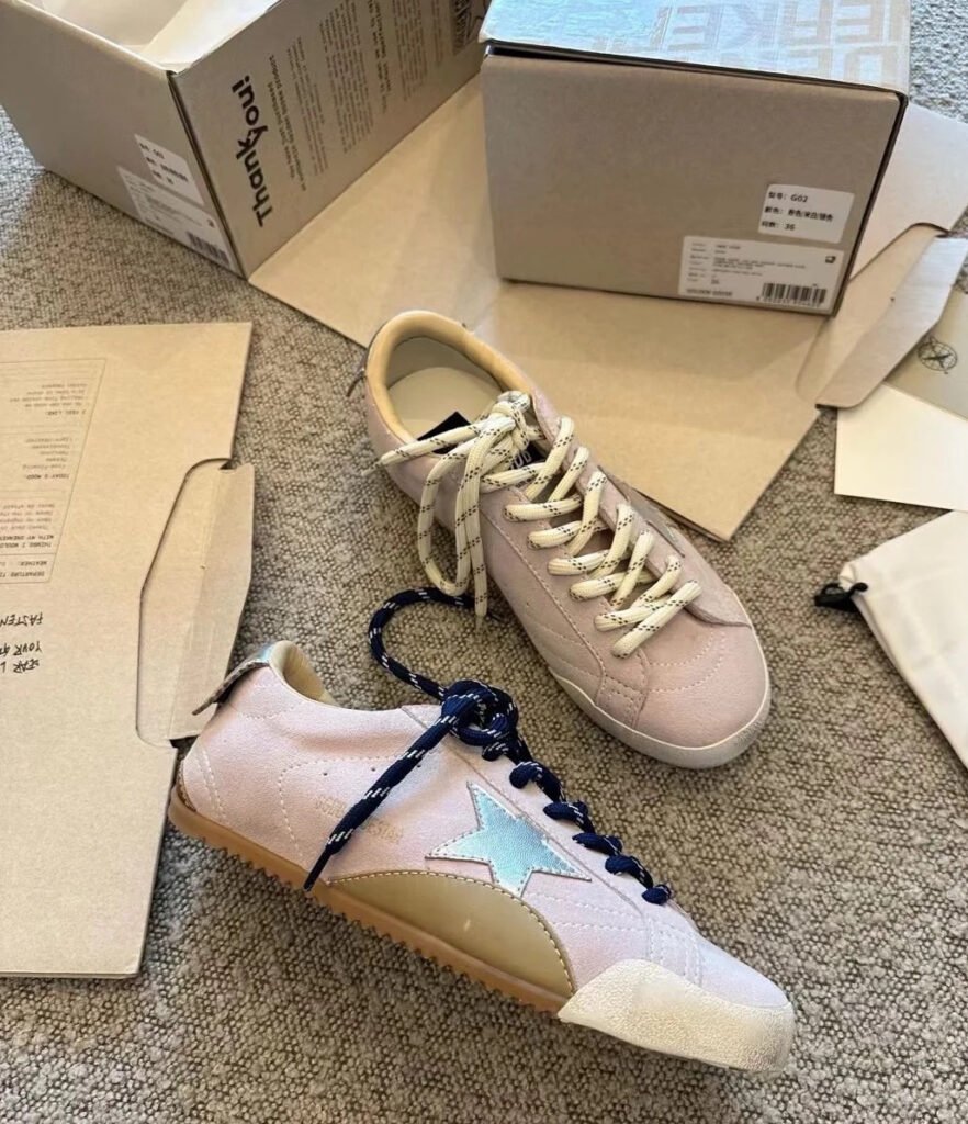 Golden Goose Unisex Distressed Sneakers detail image 1
