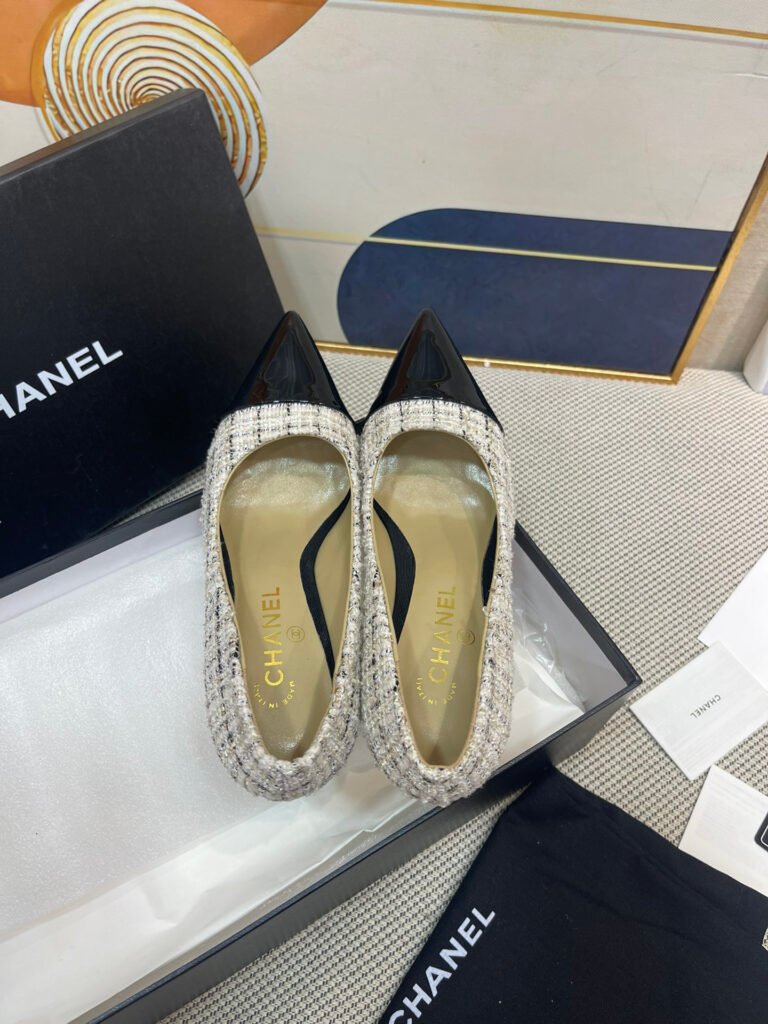 Chanel Women's Leather-Sole Shoes detail 1