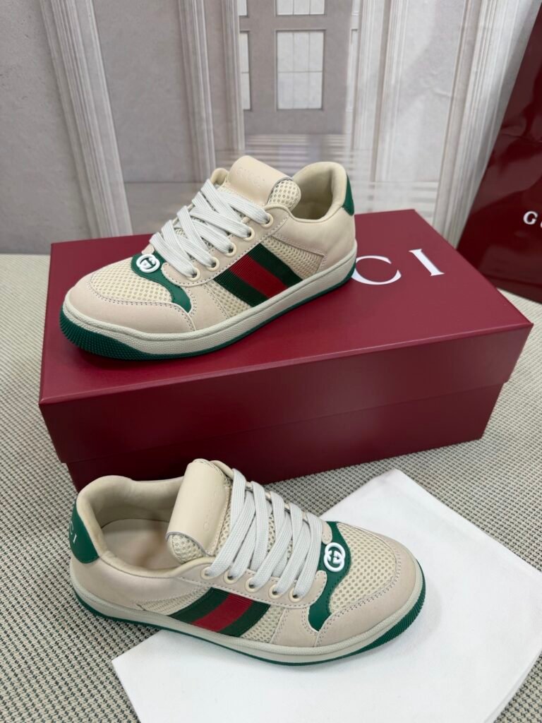 Gucci Unisex Distressed Sneakers detail 1