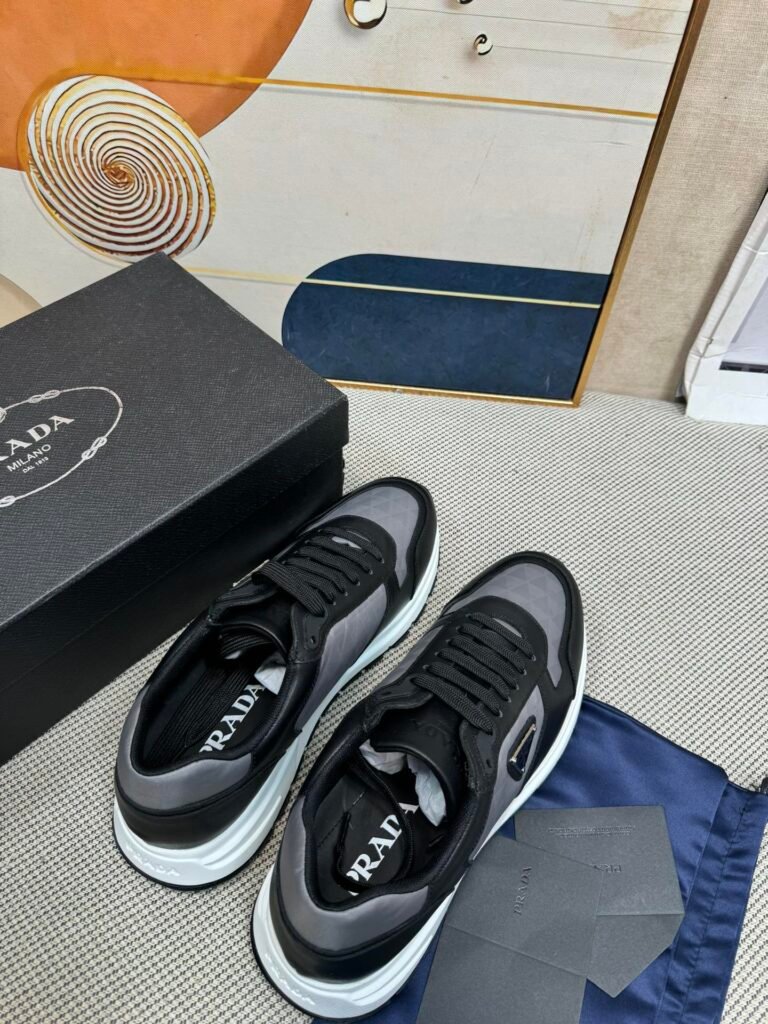 Prada Men's Athletic Sneakers detail image 1