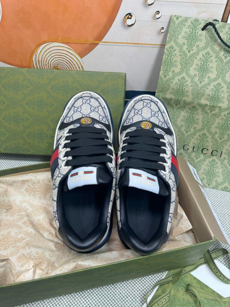 Gucci Unisex Distressed Sneakers detail 1