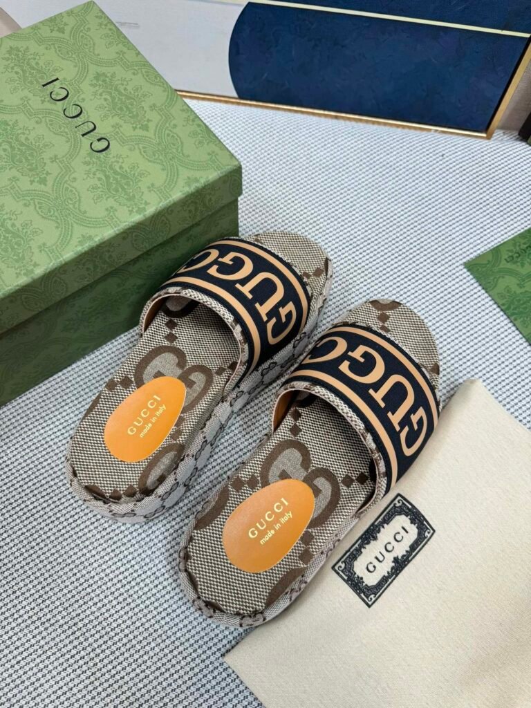 Gucci Unisex Platform Sneakers detail 1