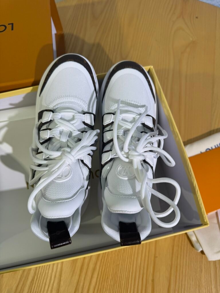 Louis Vuitton Women's Sculpted-Sole Sneakers detail 1