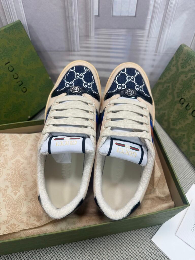 Gucci Women's Distressed Sneakers detail image 1
