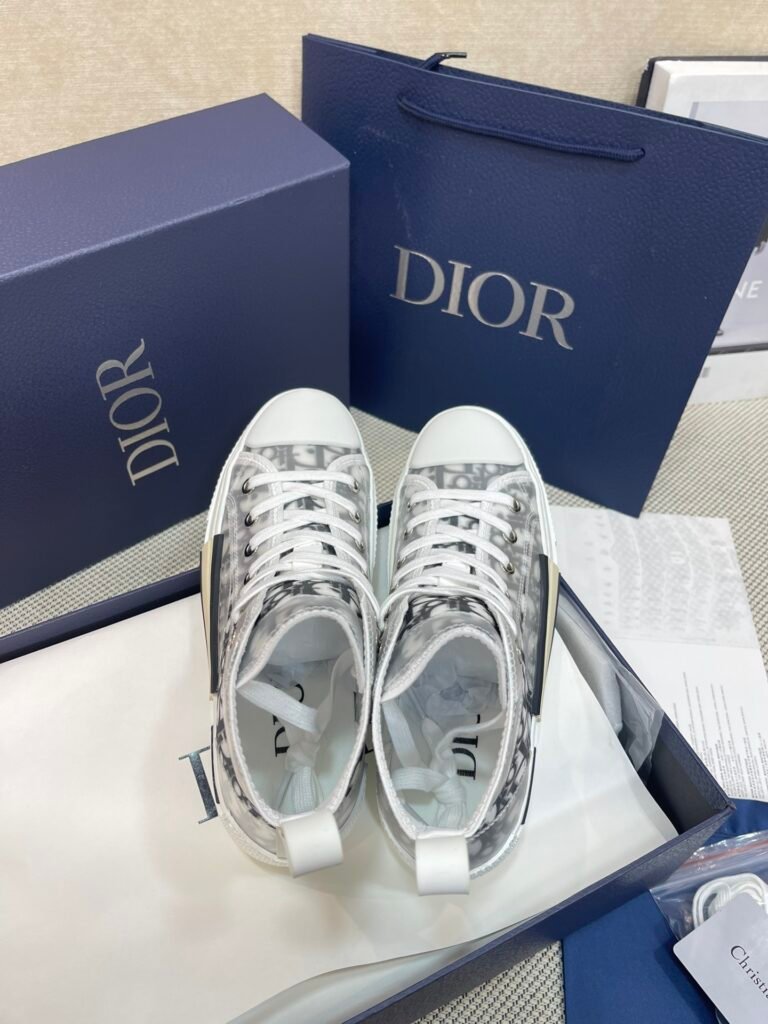 Dior Unisex High-Top Sneakers detail 1