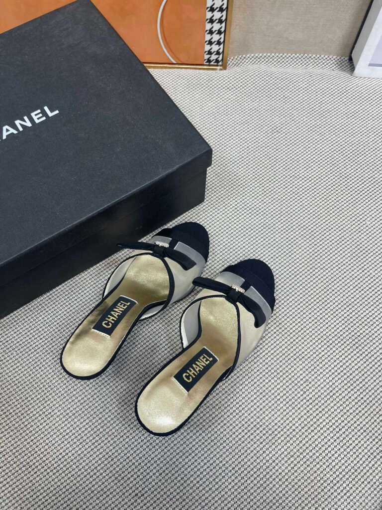 Chanel Women's Leather-Sole Shoes detail 1
