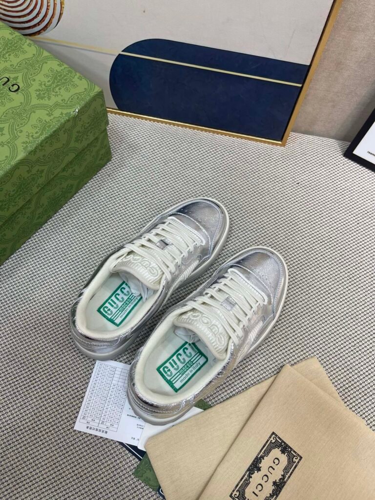 Gucci Unisex Distressed Sneakers detail 1