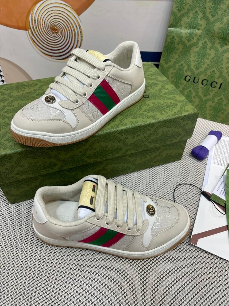 Gucci Unisex Distressed Sneakers detail 2