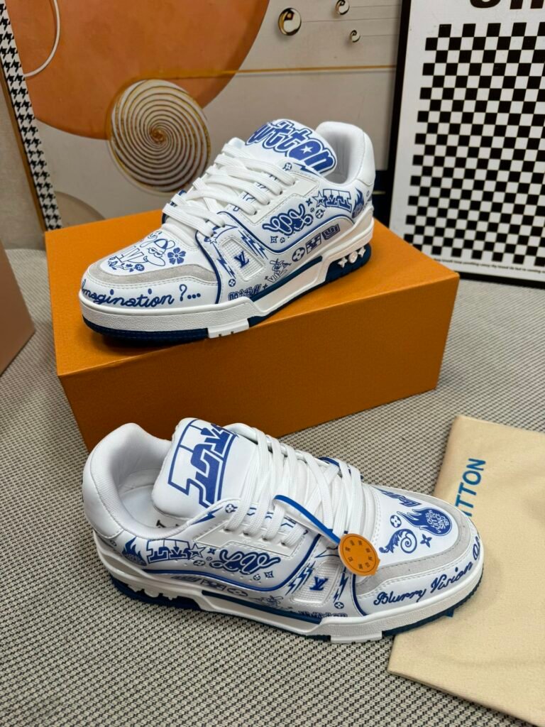 Louis Vuitton Unisex Basketball Sneakers detail 2