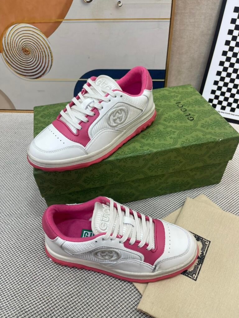 Gucci Unisex Distressed Sneakers detail image 2
