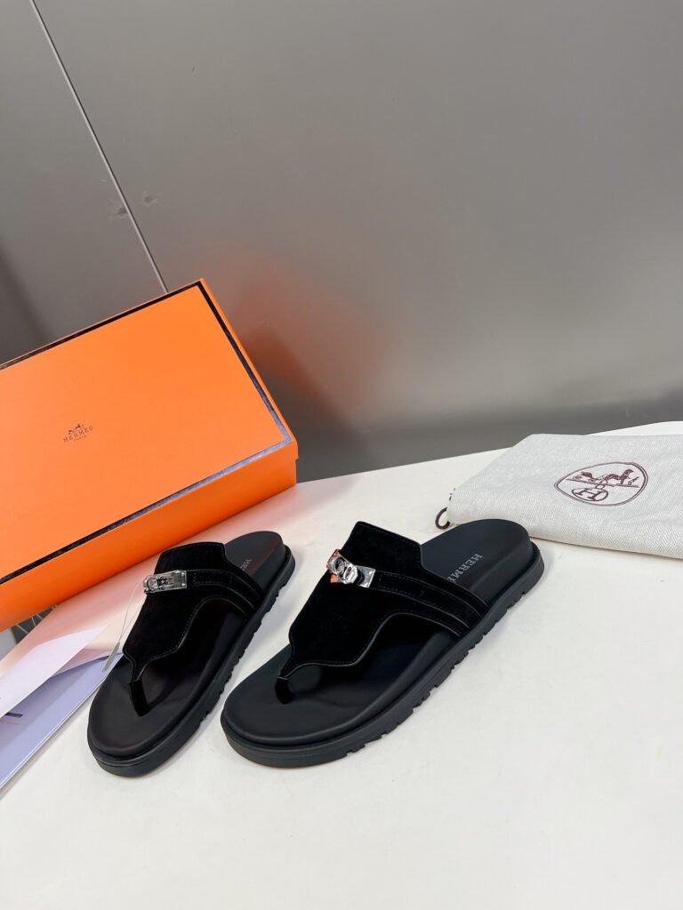Hermès Unisex Slides detail 2