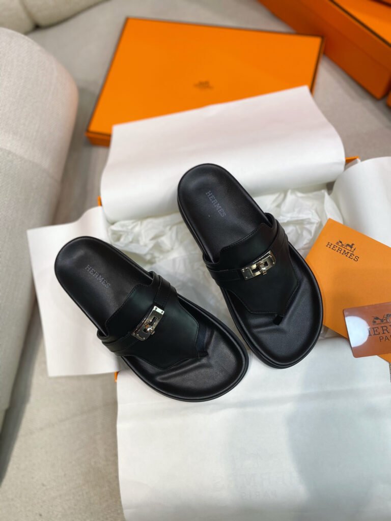 Hermès Unisex Slides detail 2