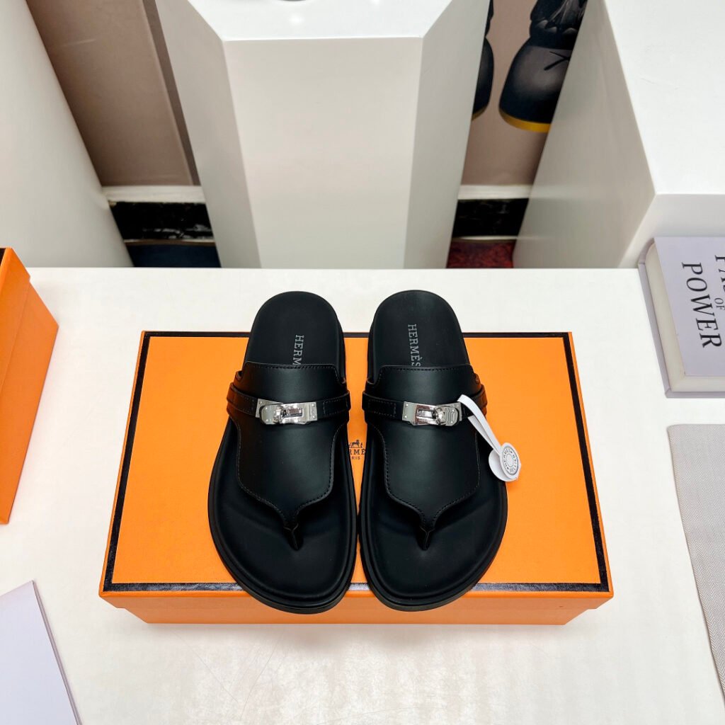 Hermès Unisex Slides detail 2