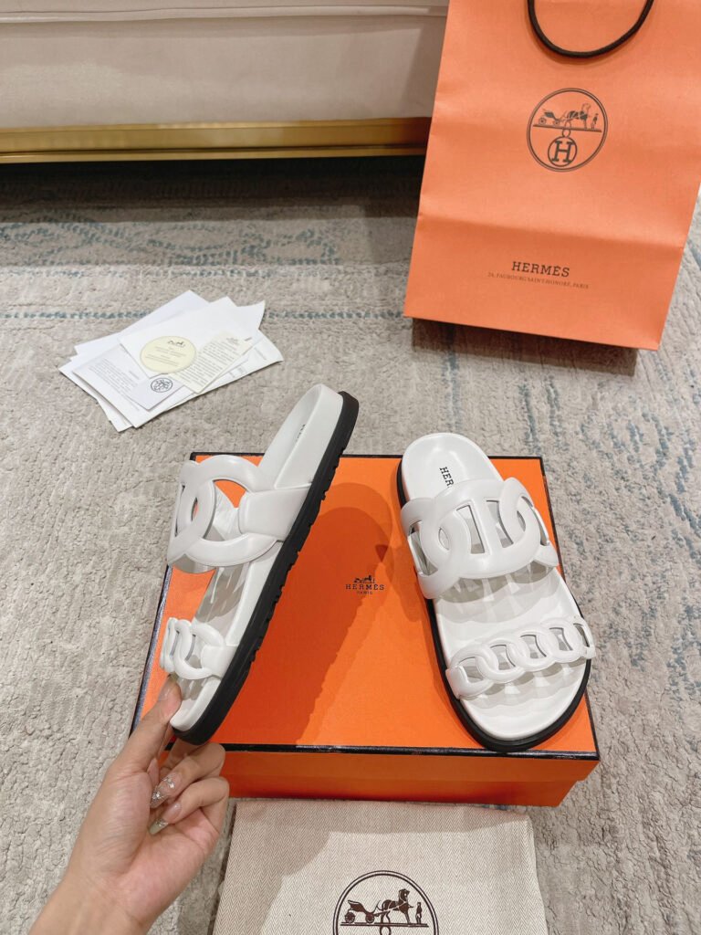 Hermès Unisex Slides detail 2
