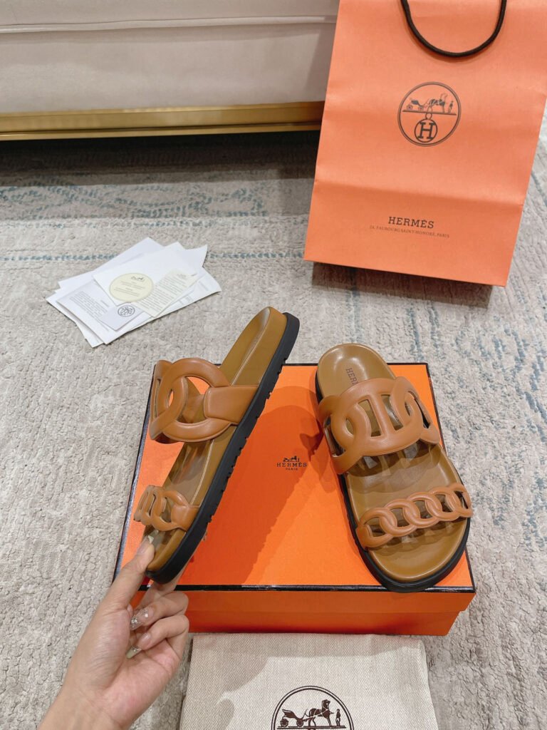 Hermès Unisex Slides detail 2
