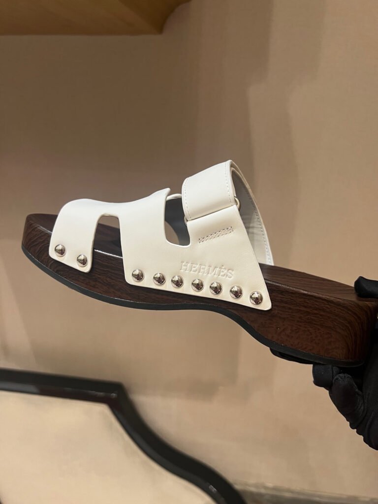 Hermès Unisex Slides detail 2
