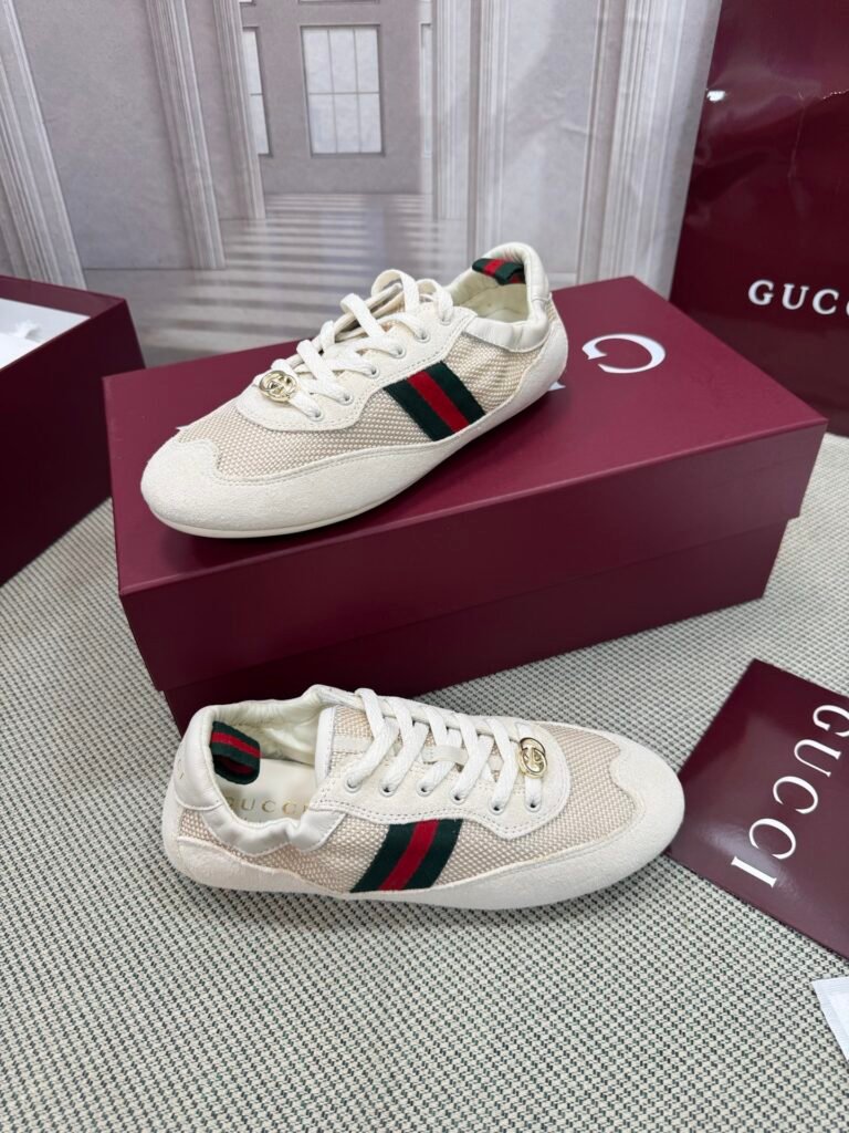 Gucci Unisex Distressed Sneakers detail 2