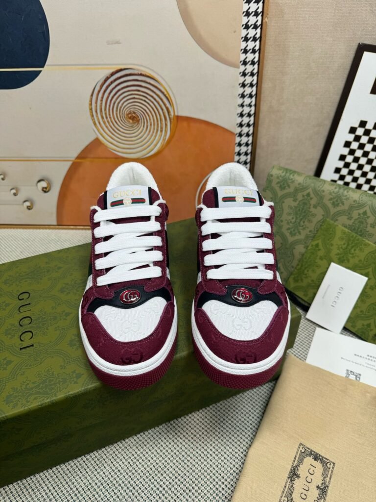 Gucci Women's Distressed Sneakers detail image 2
