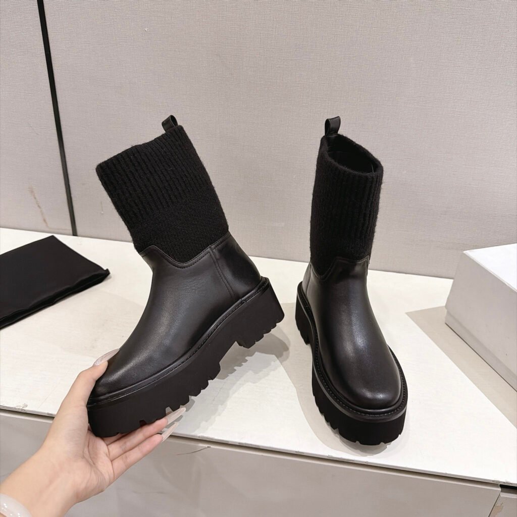 Celine Unisex Combat Boots detail 2