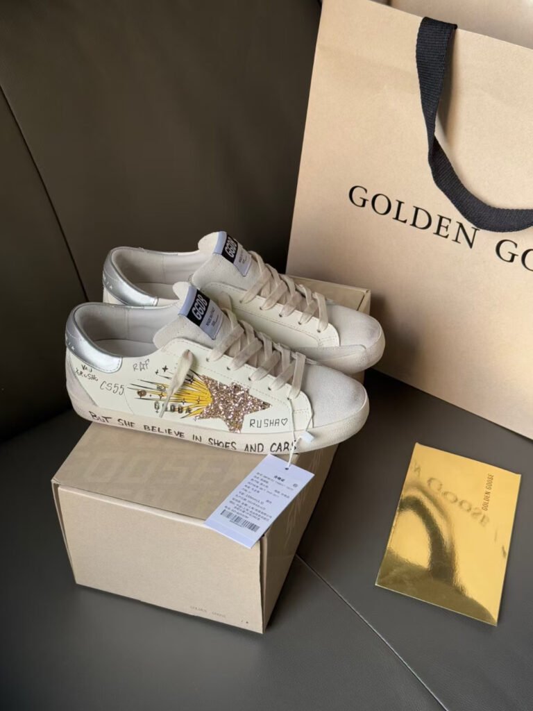 Golden Goose Unisex Distressed Sneakers detail 2