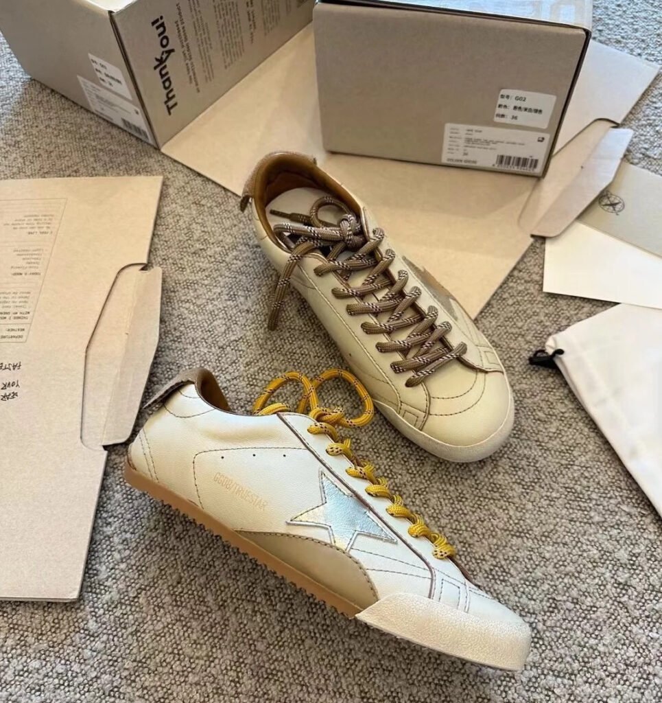 Golden Goose Unisex Distressed Sneakers detail image 2