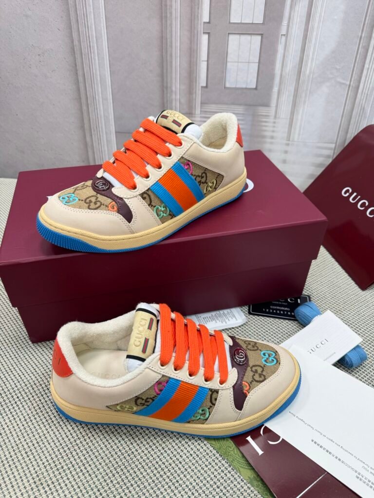 Gucci Women's Distressed Sneakers detail image 2
